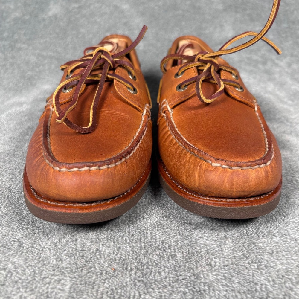 Sperry Gold Cup Authentic Original Boat Shoes Tan Leather Mens 8.5 W STS12428 - Picture 3 of 14